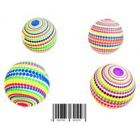 piłka gumowa kropki  9" d42271  1097