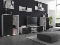 MEBLOŚCIANKA  HERKULES BIAŁO - CZARNY