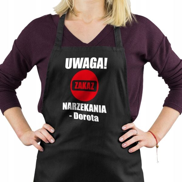 FARTUCH KUCHENNY DAMSKI NADRUK PREZENT URODZINY zdjęcie 1