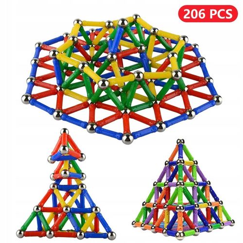 Klocki Magnetyczne Neocube Kulki Konstrukcyjne mega zestaw XXXL 206 el na Arena.pl
