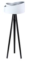 Lampa stojąca GEMSTONE biała/srebrna/czarna