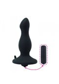 Wibrujący Korek Analny Z Przyssawką - Butt Plug With Suction Cup