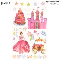 Tatuaże z brokatem księżniczki/ baletnice - JF-007