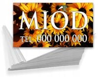 Wizytówki firmowe reklamowe 100 szt różne wzory MIÓD SPRZEDAŻ