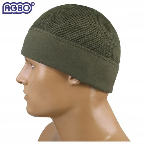 CZAPKA ZIMOWA WOJSKOWA WP WZ.420Z-MON Wełna MERINO Dwustronna Olive 54-55 na Arena.pl