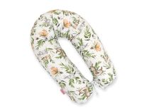 Bawełniana poszewka do poduszki ciążowej Longer - Woodland green