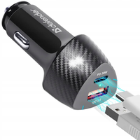 DEFENDER QC SZYBKA ŁADOWARKA SAMOCHODOWA USB USB-C TYP-C PD 30W QC 3.0