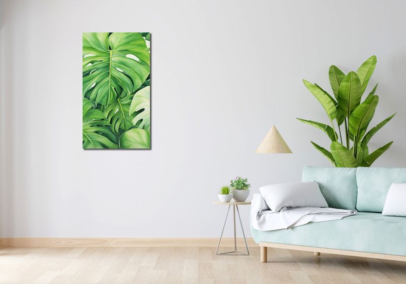 Obraz 50x90cm Tajemnice Liści zdjęcie 2