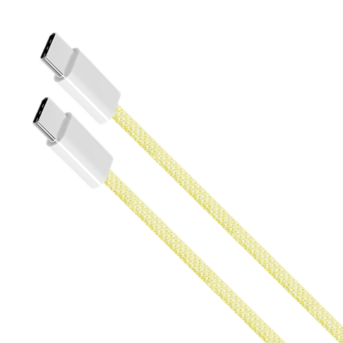 Kabel USB typu C - USB typu C 60 W 1 m żółty Kruger&Matz Basic na Arena.pl