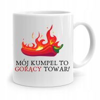 Kubek Prezent Dla Przyjaciela Kumpel Gorący Tower Z Nadrukiem Ze Zdjęciem