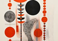 Plakat 70x50cm Kontrastowy Kosmos