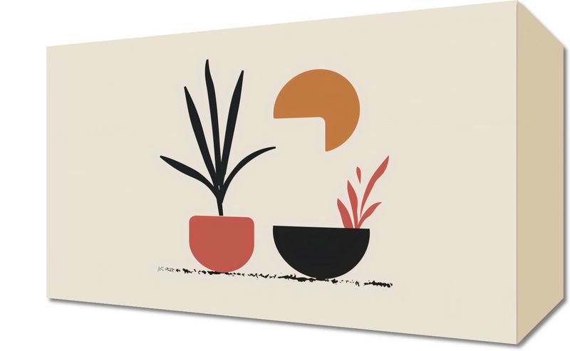 Obraz 30x20cm Domowy Ogród zdjęcie 1