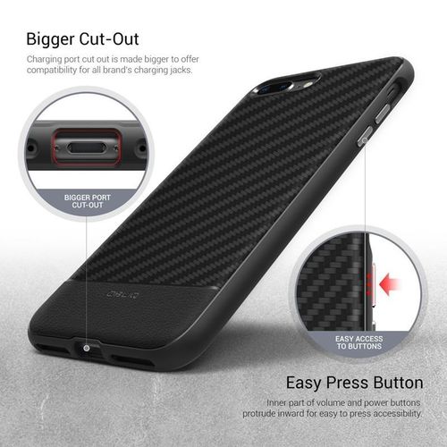 Obliq Flex Pro - Etui iPhone 8 Plus / 7 Plus (Carbon Black) na Arena.pl