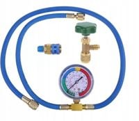 Zestaw do nabijania układów chłodniczych butlami firmy Gazozo, R290, R600