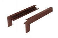 BOCZKI ALU DO PARAPETÓW PROSTYCH ORZECH 32,5cm