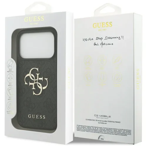 etui guess 4g big logo do iphone 17 pro - czarne na Arena.pl