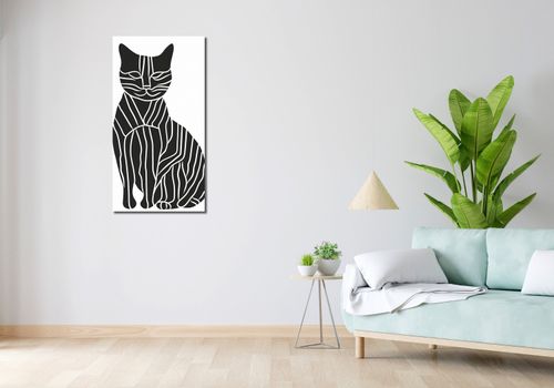 Obraz 50x100cm Zebra w Kocim Ciele na Arena.pl