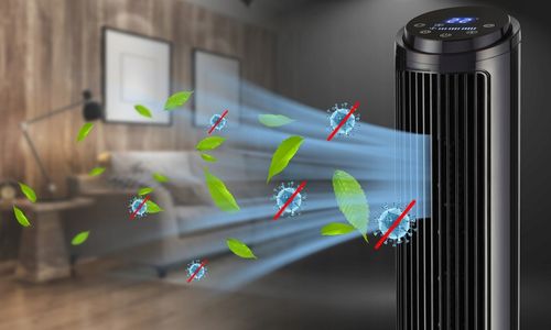 WENTYLATOR KOLUMNOWY CICHY 29db WIATRAK STOJĄCY JONIZACJA +10m zasięg na Arena.pl