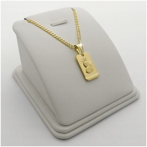 ZŁOTY ŁAŃCUSZEK I MEDALIK MATKA BOSKA CZĘSTOCHOWSKA DLA CHŁOPCA NA KOMUNIĘ na Arena.pl