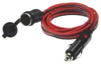 Przedłużacz 3m gniazda zapalniczki 12/24V 10A LED