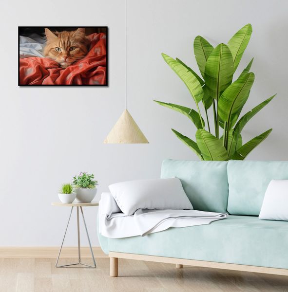 Plakat 60x40cm Mruczący Spokój zdjęcie 4