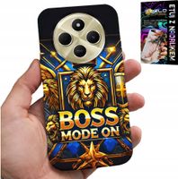 ETUI DO XIAOMI REDMI 14C 4G - BOSS LEW Z KORONĄ NA TARCZY CASE + FOLIA