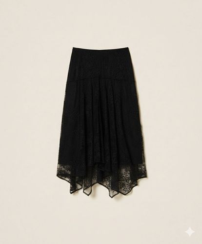 Twinset Milano Długa spódnica z koronki M (tg42) na Arena.pl