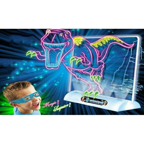 Magiczna Tablica LED 3D do Rysowania Dinozaury na Arena.pl