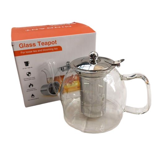 Dzbanek Z Sitkiem Do Herbaty Ze Szkła 1000 Ml na Arena.pl