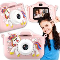 APARAT CYFROWY ZABAWKA DLA DZIECI JEDNOROŻEC 48Mpx SELFIE + KARTA 32GB+ GRY