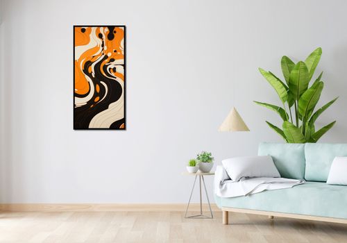 Plakat 50x100cm Tańczący Atrament na Arena.pl