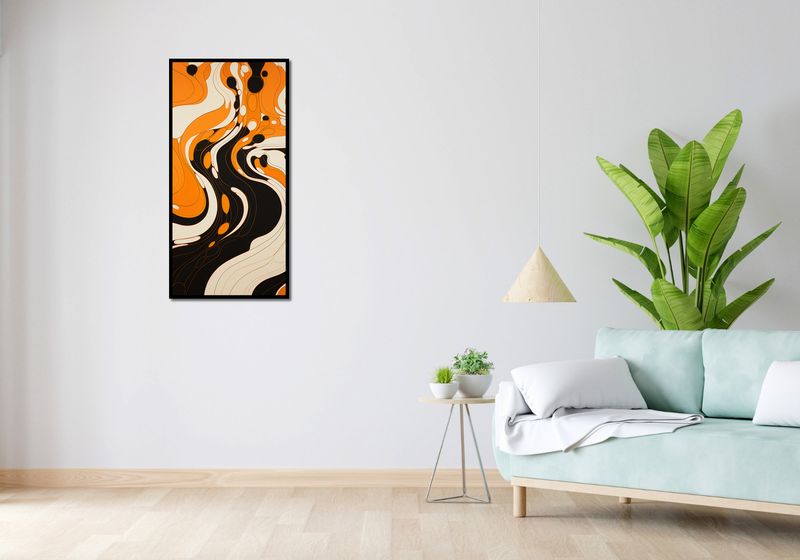 Plakat 50x100cm Tańczący Atrament zdjęcie 4