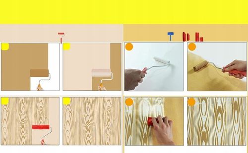 Stemple Wałek wyciskanie imitacji drewna 6 szt,MS3/MS21/MS17 na Arena.pl