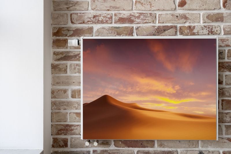 Mata MAGNETYCZNA Grzejnika Pustynna Wydma Zachód Słońca 120cm x 60cm zdjęcie 6