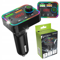 Transmiter FM Bluetooth Tracer USB-C Ładowarka 25W LED Rozmowy Do Auta BT
