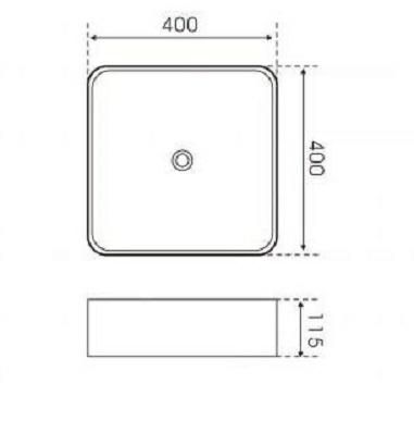Umywalka Nilo 40x40 BATHCO 4090 na Arena.pl