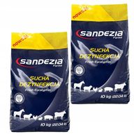 SANDEZIA sucha dezynfekcja 20 kg wirusy bakterie