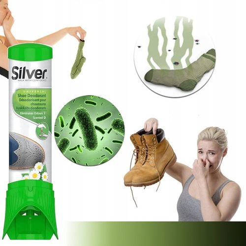 6 X DEZODORANT DO BUTÓW OBUWIA ODŚWIERZACZ NANO SILVER SPORT 100 ml na Arena.pl