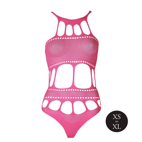 Body With Grecian Neckline - Neon Pink - Xs/Xl na Arena.pl