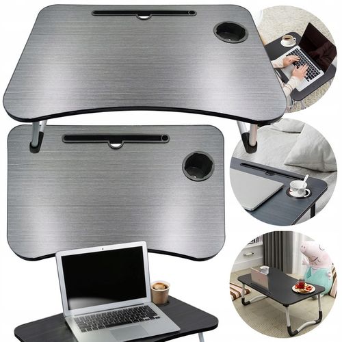 STOLIK SKŁADANY ŚNIADANIOWY PODSTAWKA POD LAPTOPA DO ŁÓŻKA TACA NA NÓŻKACH na Arena.pl