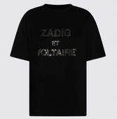 Zadig i Voltaire Koszulki i koszulki polo w kolorze czarnym i szarym S/M