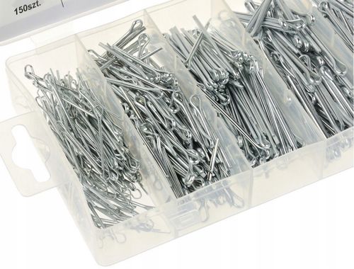 Zestaw zawleczek przetyczek prostych SilverTools 555 szt. S10549 na Arena.pl