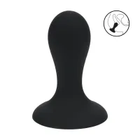levelz rattle plug s czarny - anatomiczna wtyczka silikonowa z systemem