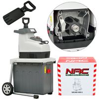 ROZDRABNIACZ DO GAŁĘZI NAC SHE280S-BOX-G 2800 W FREZ BIEG WSTECZNY POJ