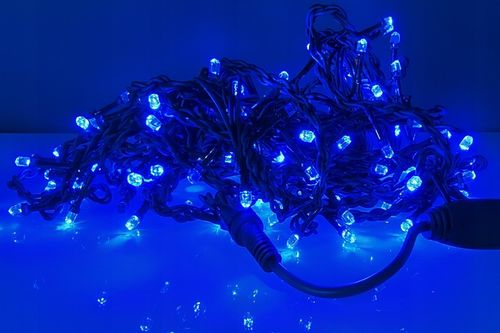 Sople 440 LED Girlanda Niebieska Flash Zewnętrzna IP44 31,7m gruby przewód na Arena.pl