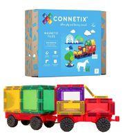 Connetix: klocki magnetyczne Motion Pack 24 pociąg magnetyczny pojazd