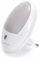 Lampka nocna LED wtykana do gniazdka z czujnikiem dnia/nocy o mocy 1W