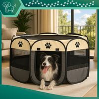 KOJEC ZAGRODA KLATKA KENNELOWA DLA PSA KOTA ZWIERZĄT MATERIAŁOWA SKŁADANA