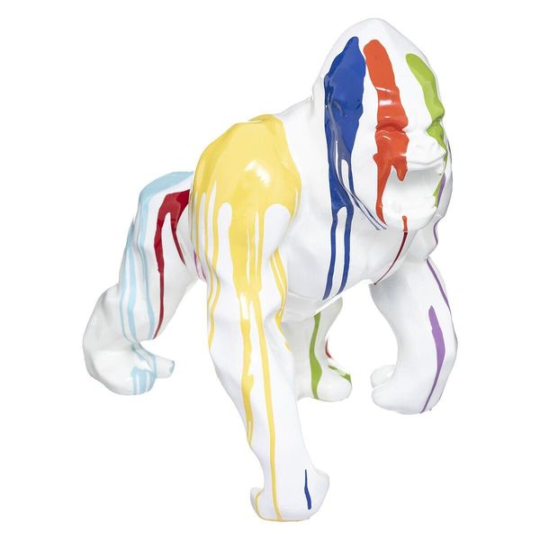 Figurka Goryl biała kolorowa 40cm zdjęcie 1