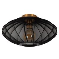 Sypialniana lampa sufitowa Corina 03147/40/30 klosz siatka złota czarna